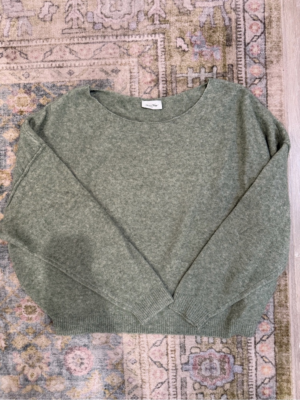 American Vintage Damsville Green Sweater
